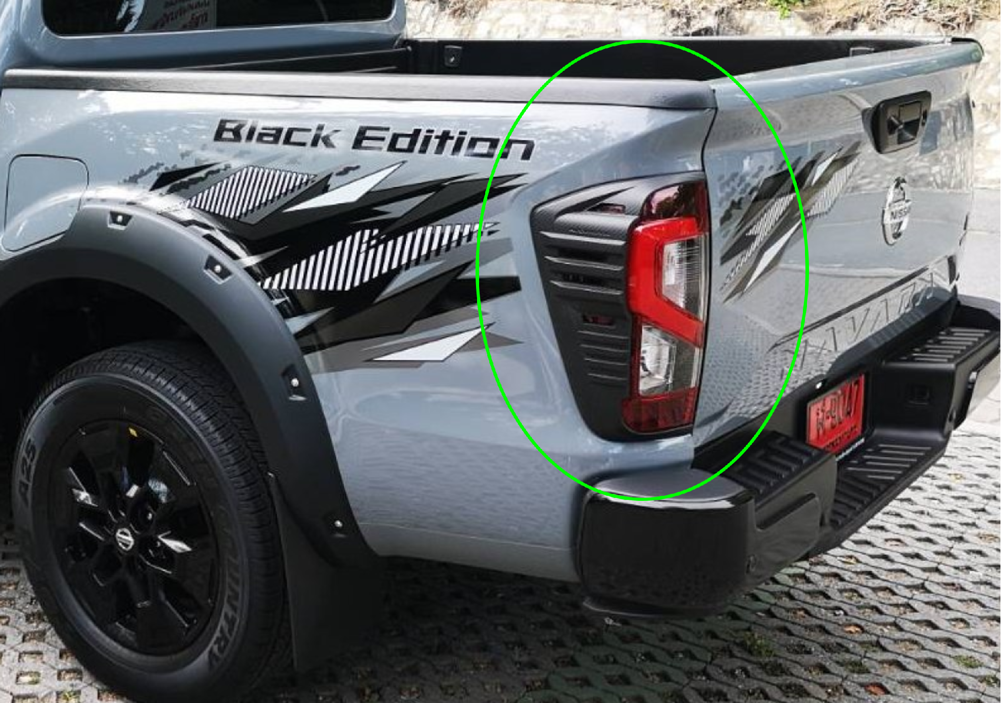 Navara Tail Light Garnish Decal - Image 2